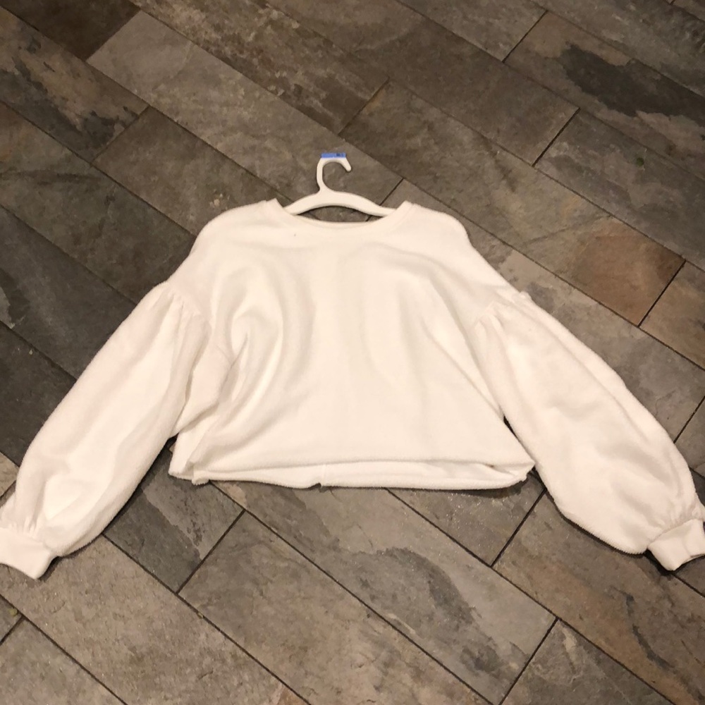 Free people cropped sweatshirt